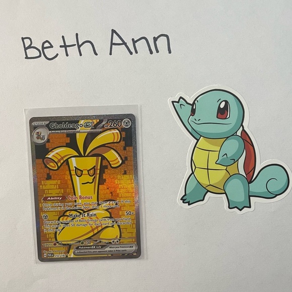 LGholdengo ex 252/182 Pokémon Card (Mint Condition!) - Picture 2 of 5